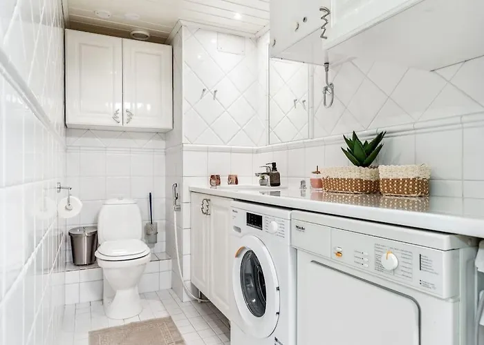 Apartmán 2 Bedroom With Canal View, Private Sauna, Sun Deck And Ev Parking Helsinky